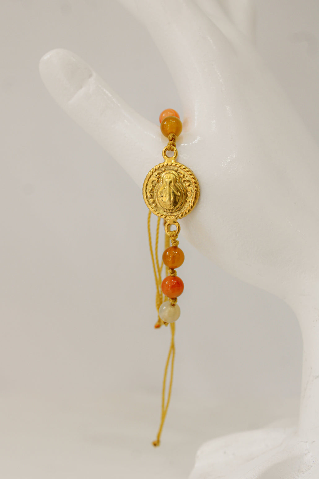 Pulsera Virgen naranjas