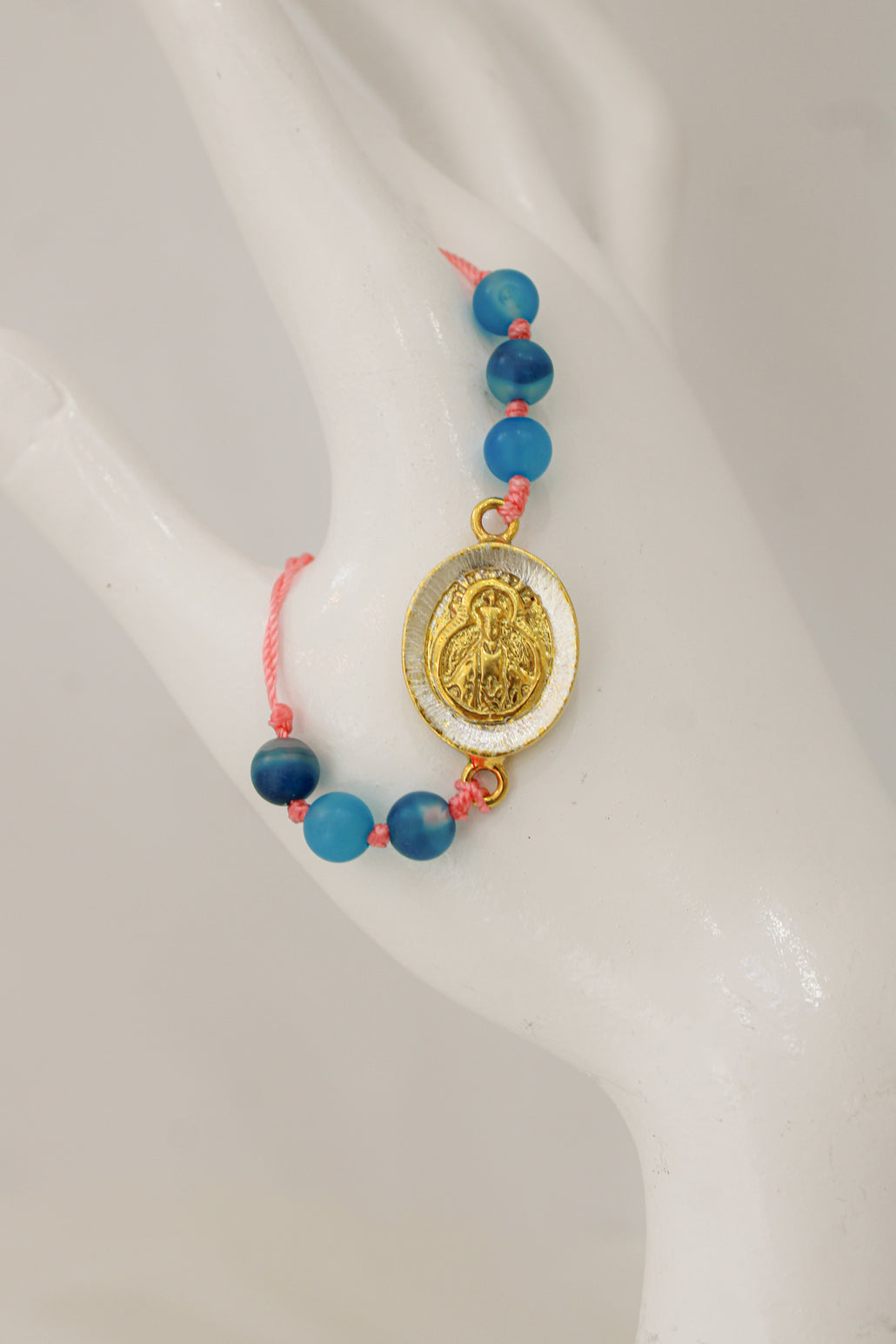 Pulsera Virgen blue