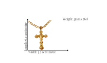 Cargar imagen en el visor de la galería, Golden Chain With Cross
